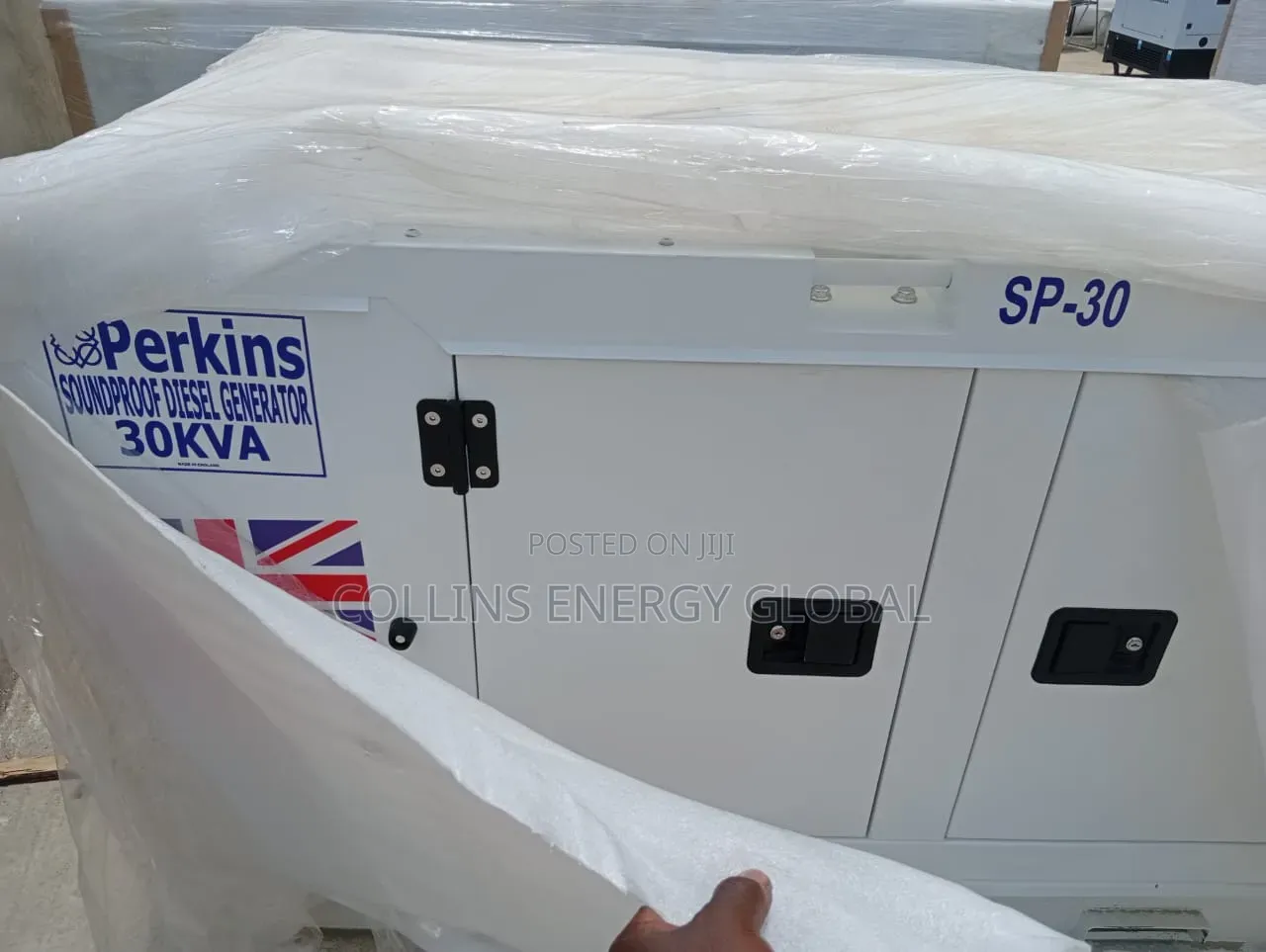 30kva Brand New Uk Perkins Soundproof Copper Coil Generator