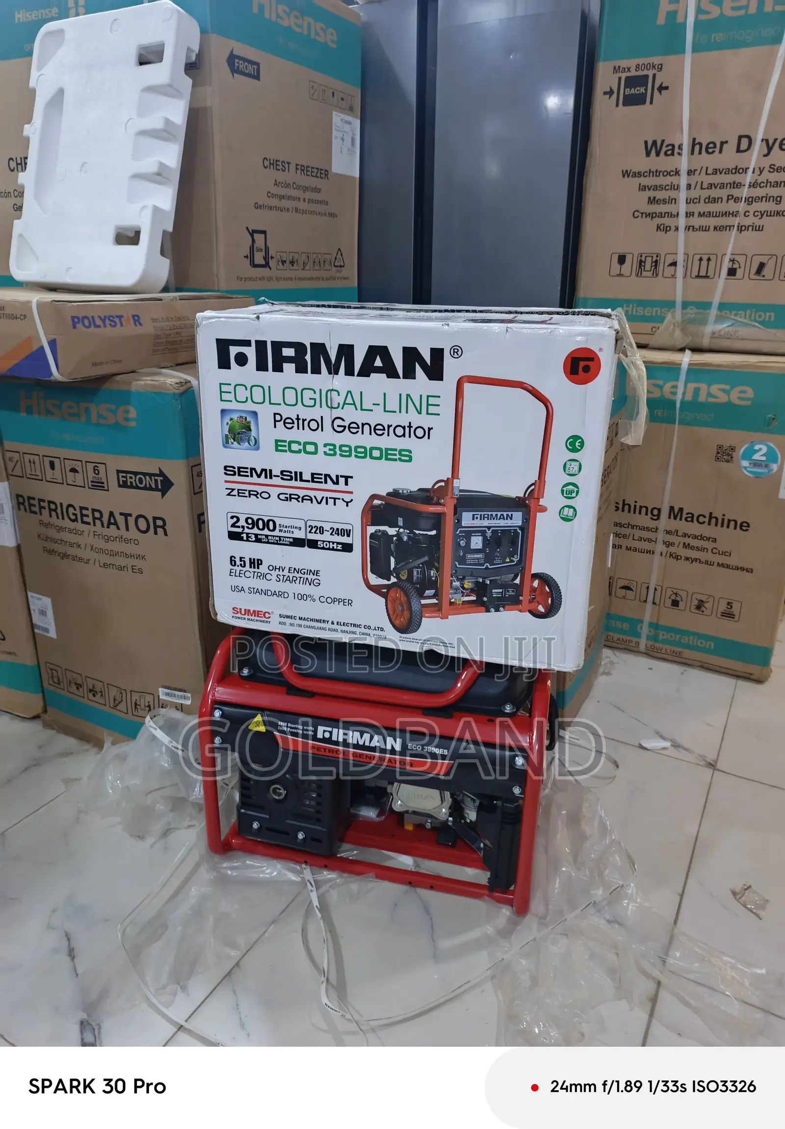 Firman Sumec Eco3990es Generator – Stable Power Supply