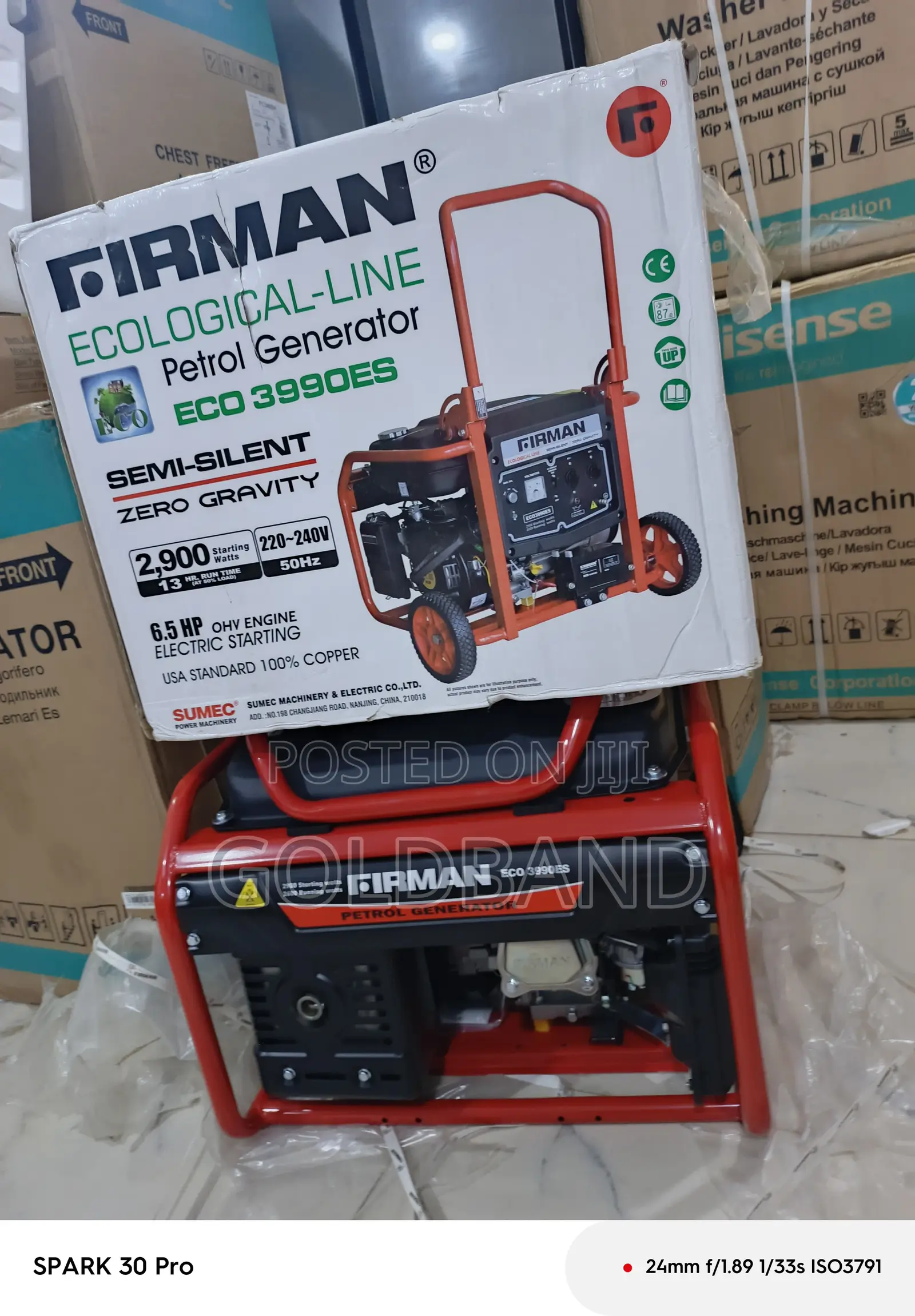 Firman Eco3990es Petrol Generator – Compact Power Unit