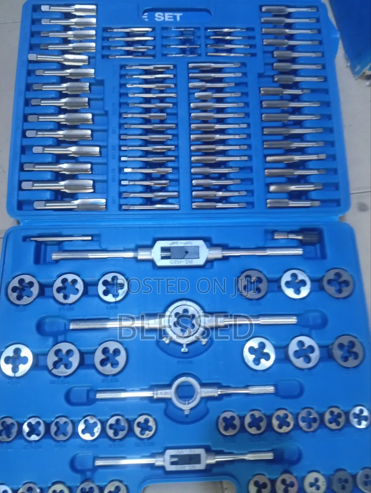 110 Pieces Tap and Die Set Alloy Steel