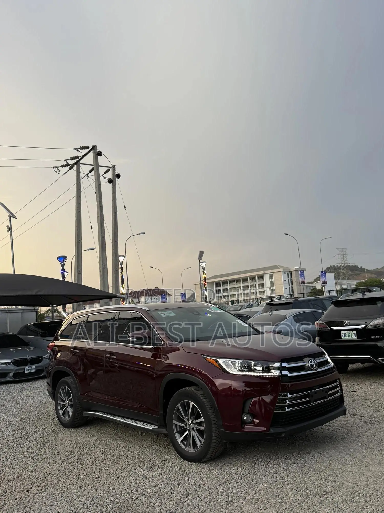 Toyota Highlander 2018 Maroon