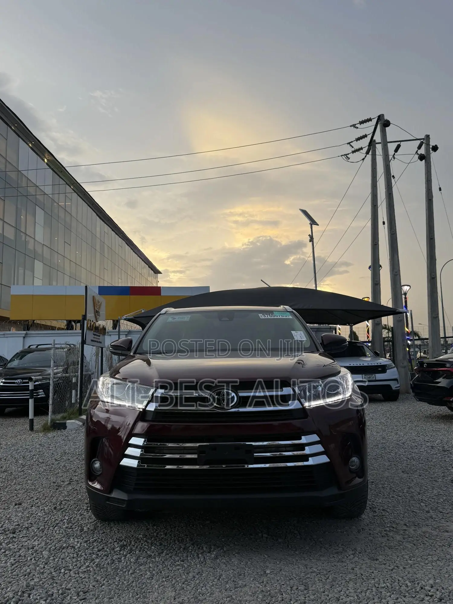 Toyota Highlander 2018 Maroon