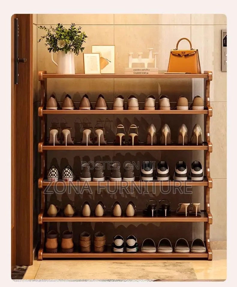 Imported Luxury New Model Shoes Rack, Wooden Frame