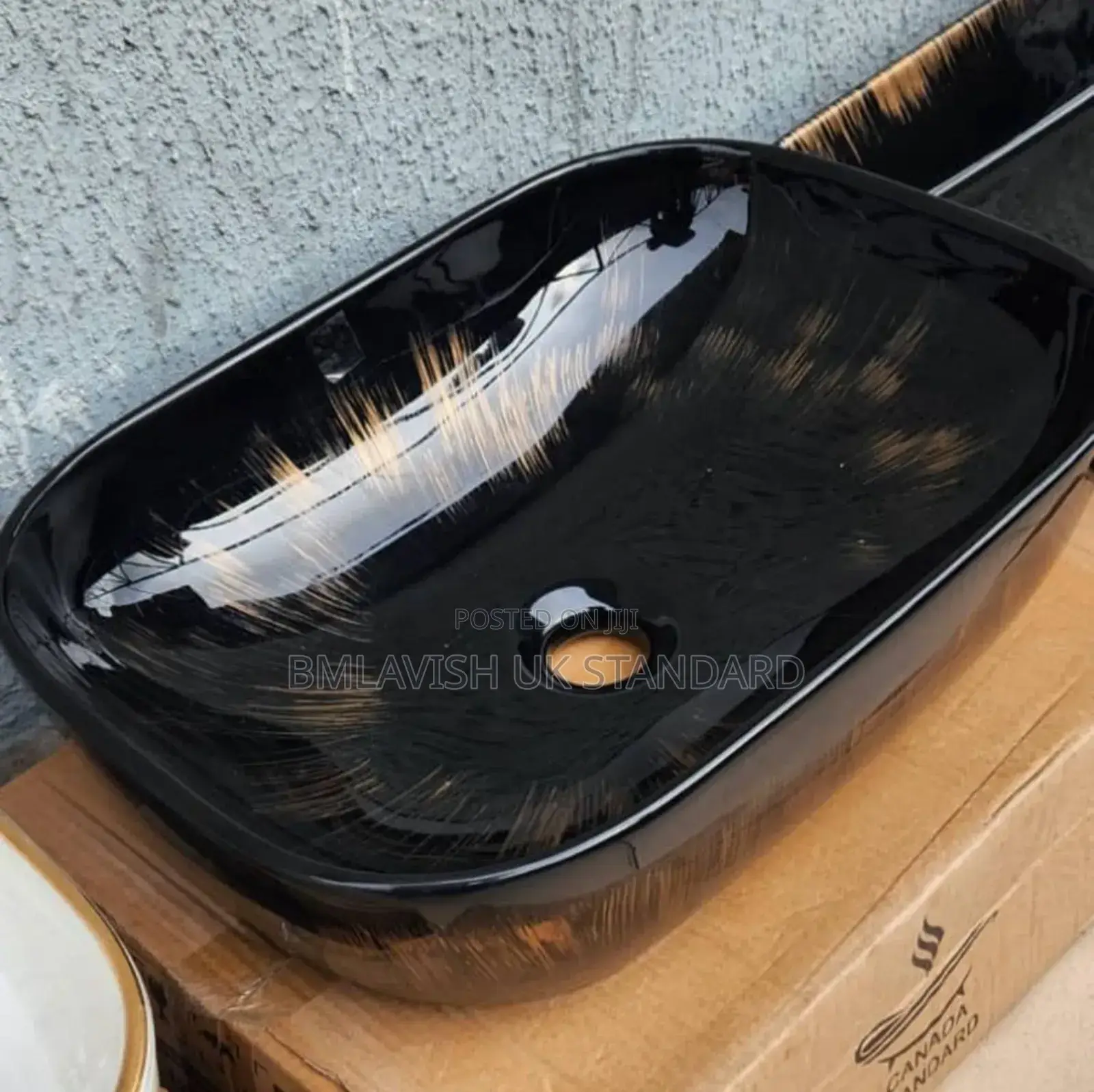 Black Gold Table Top Wash Hand Basin