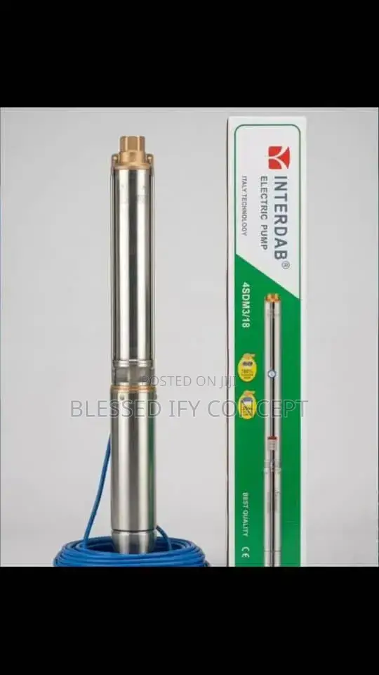 1.5hp Interdab Submersible Pumping Machine, 100% Copper Coil