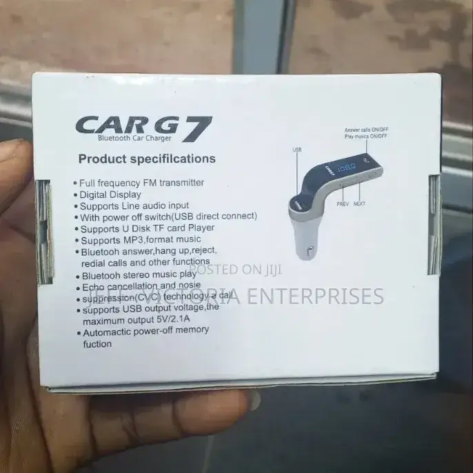Car G7 Bluetooth Car Charger