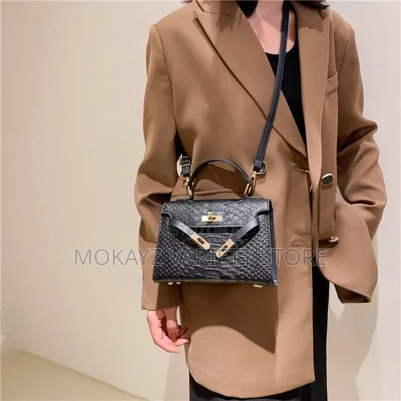 Emma Cute Classy Mini Croc Skin Leather Bag
