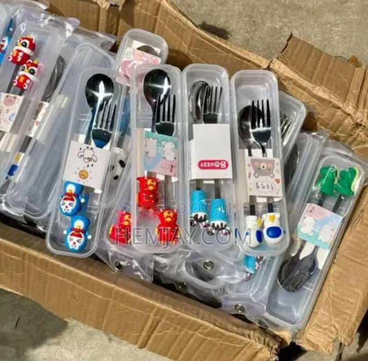 Kids Fancy Fork Spoon Set (Birthday Party Packs)