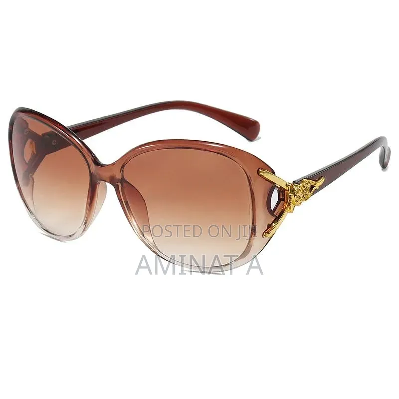 Brown Women Oversized Sunglasses