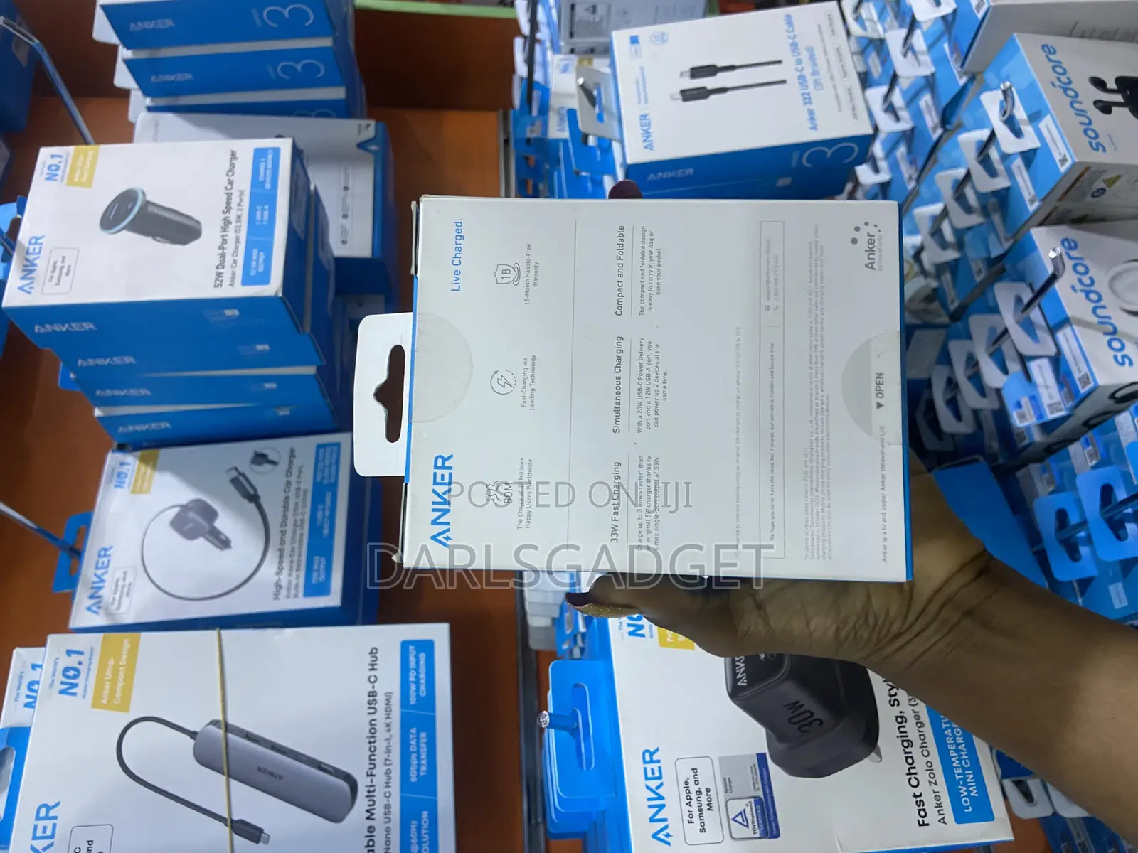 Anker 323 Charger 33w Usb-C Fast Charger With Lightning Cable