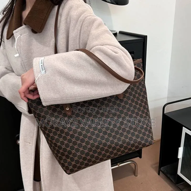 Sharon Quality Leather Big Travel Size Tote Bag