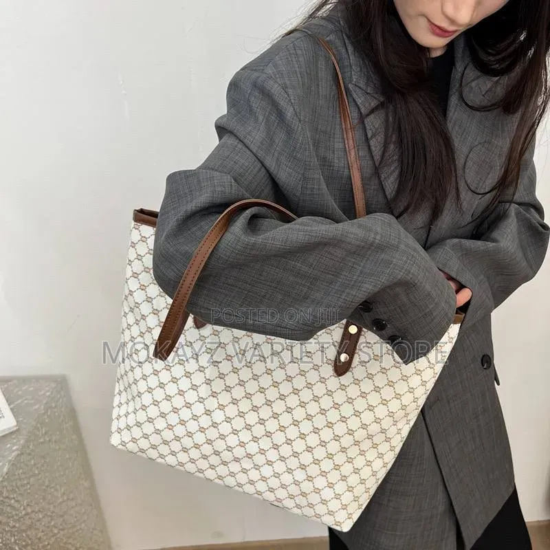 Sharon Quality Leather Big Travel Size Tote Bag