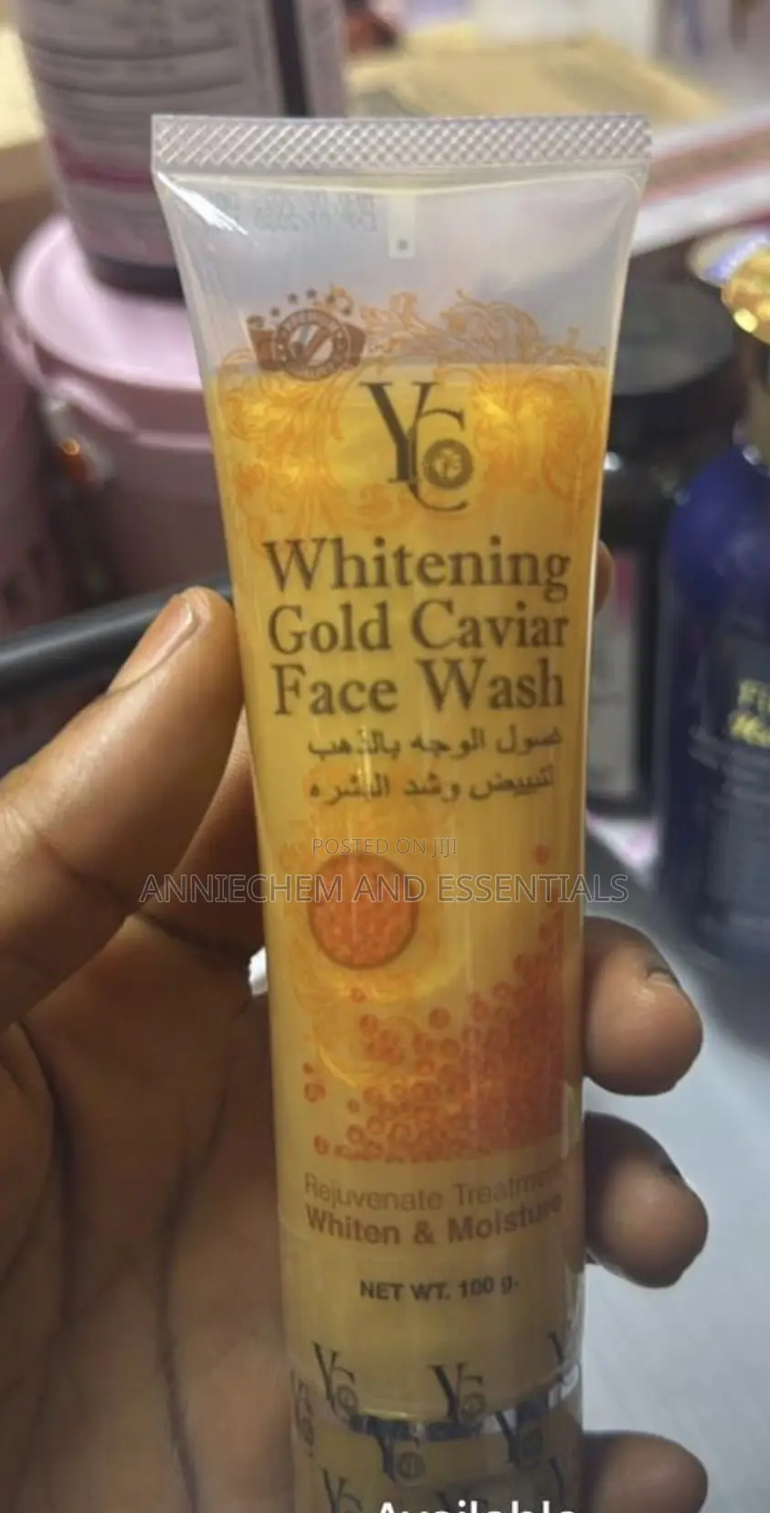 Original Yc Whitening Gold Caviar Face Wash 100g
