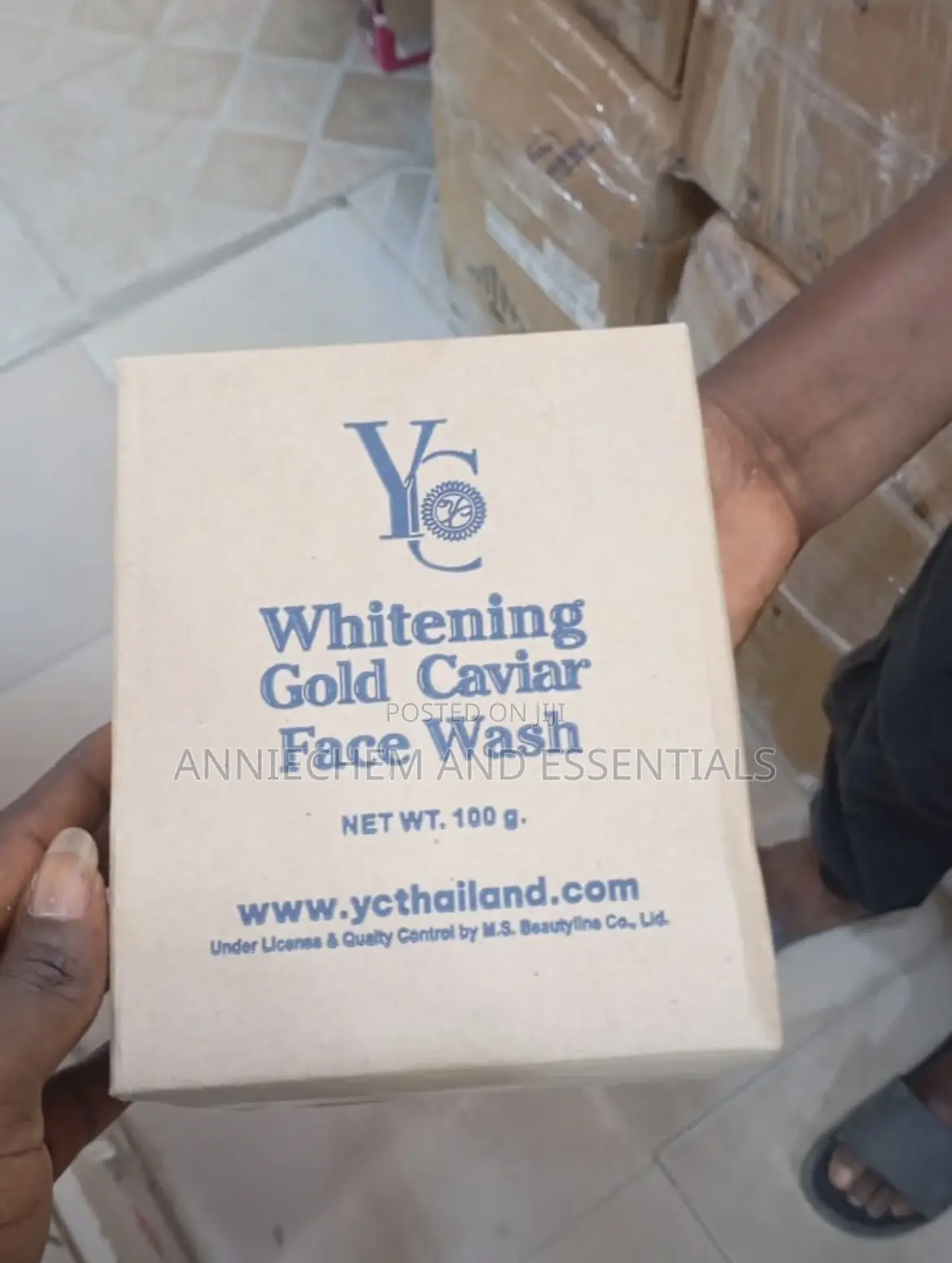 Original Yc Whitening Gold Caviar Face Wash 100g