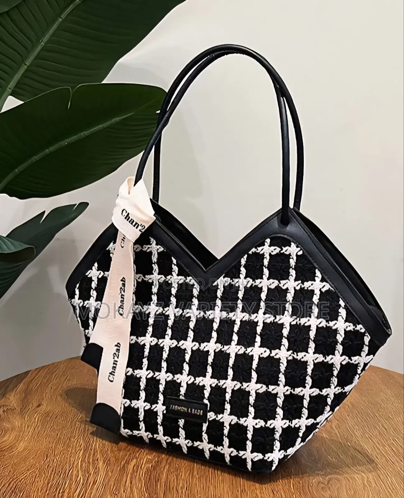 Jackie Quality Twead Bucket Tote Bag Latest