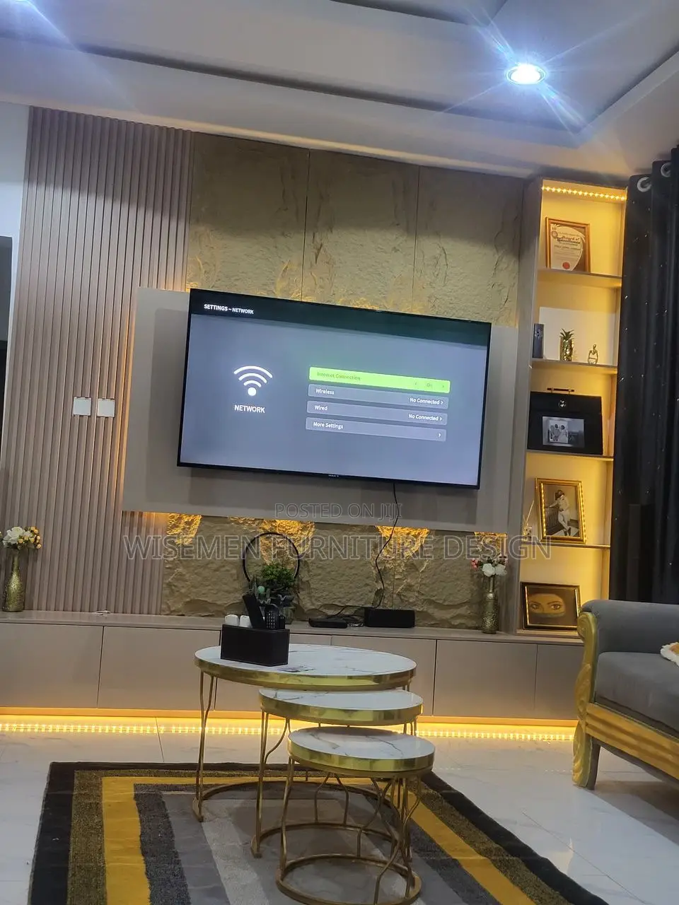 Cappuccino Tv Console.Simple,Clean and Affordable.