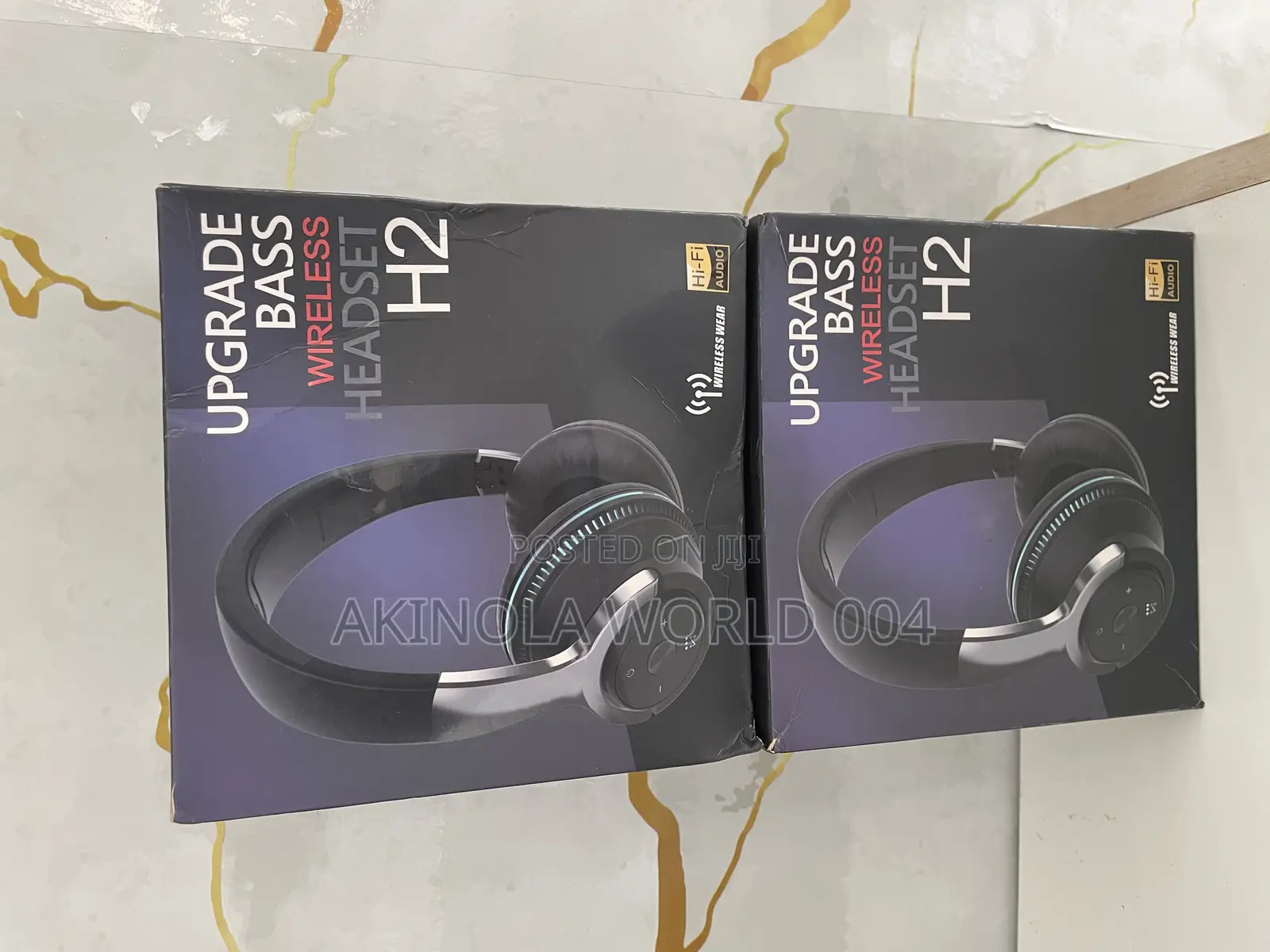 Brand New Upgrade Bass Wireless Headset H2