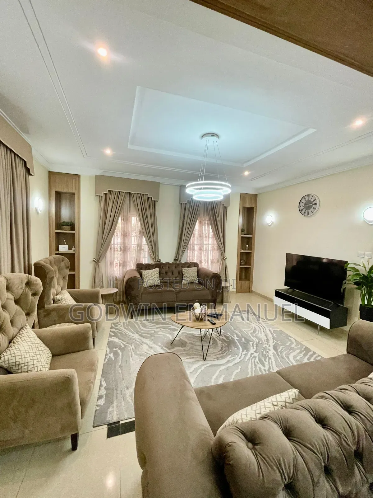 Furnished 3bdrm Block of Flats in Diplomatic Zone, Katampe Extension