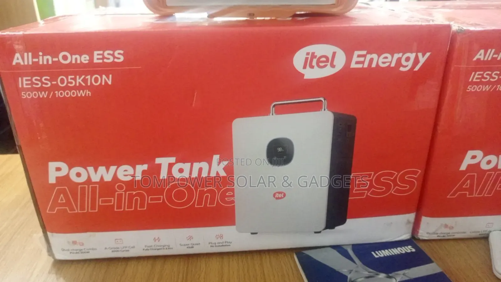 Itel 500w/1000wh Solar Generator