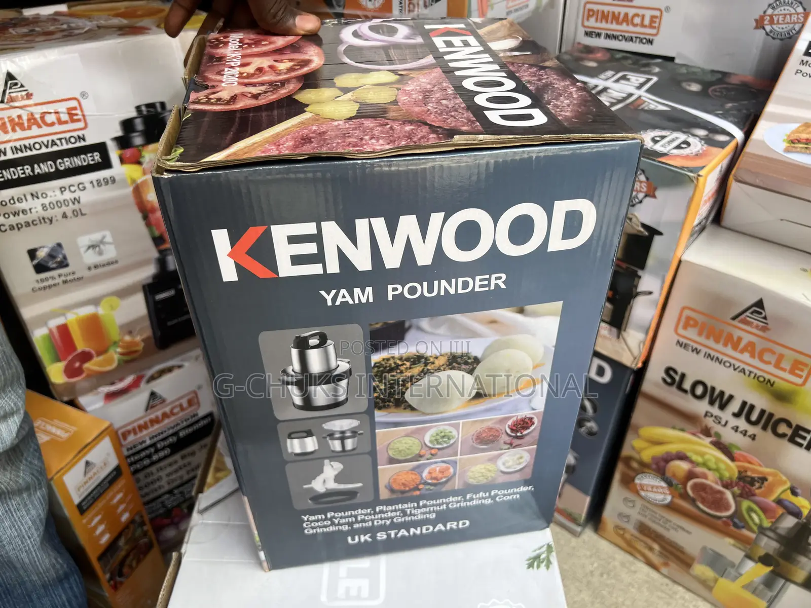 Kenwood 7l Yam Pounder/Food Processor-1800w