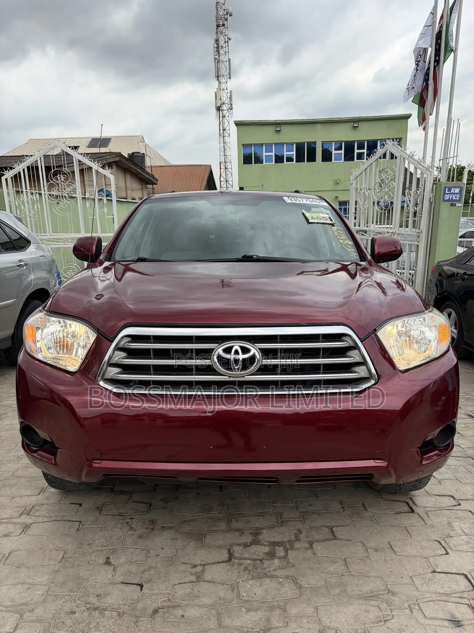 Toyota Highlander Sport 2008 Red