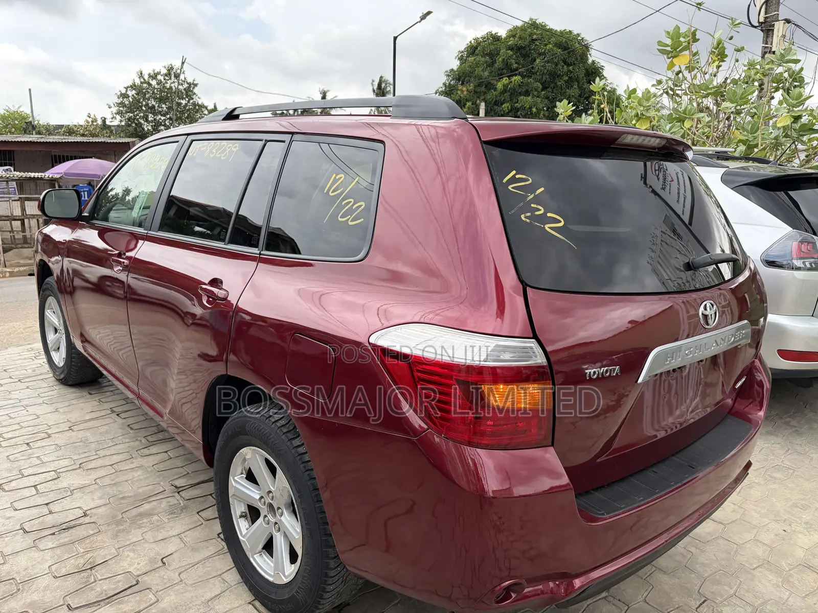Toyota Highlander Sport 2008 Red