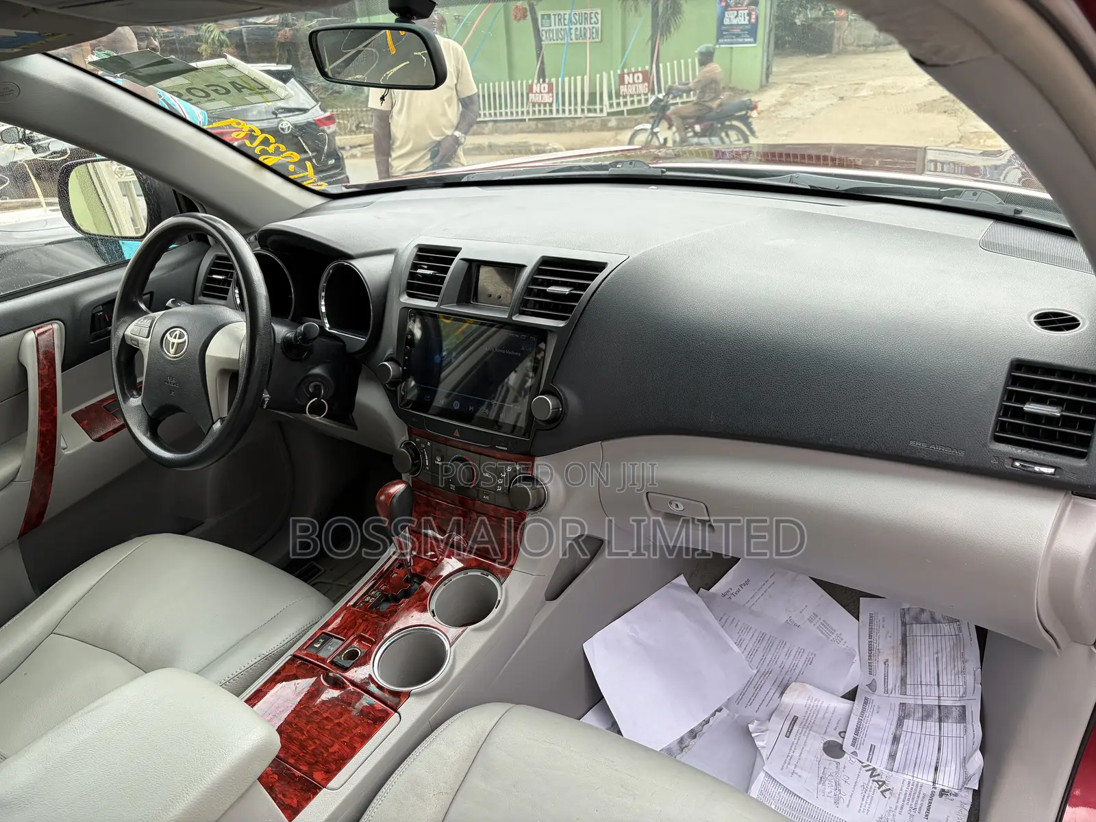 Toyota Highlander Sport 2008 Red
