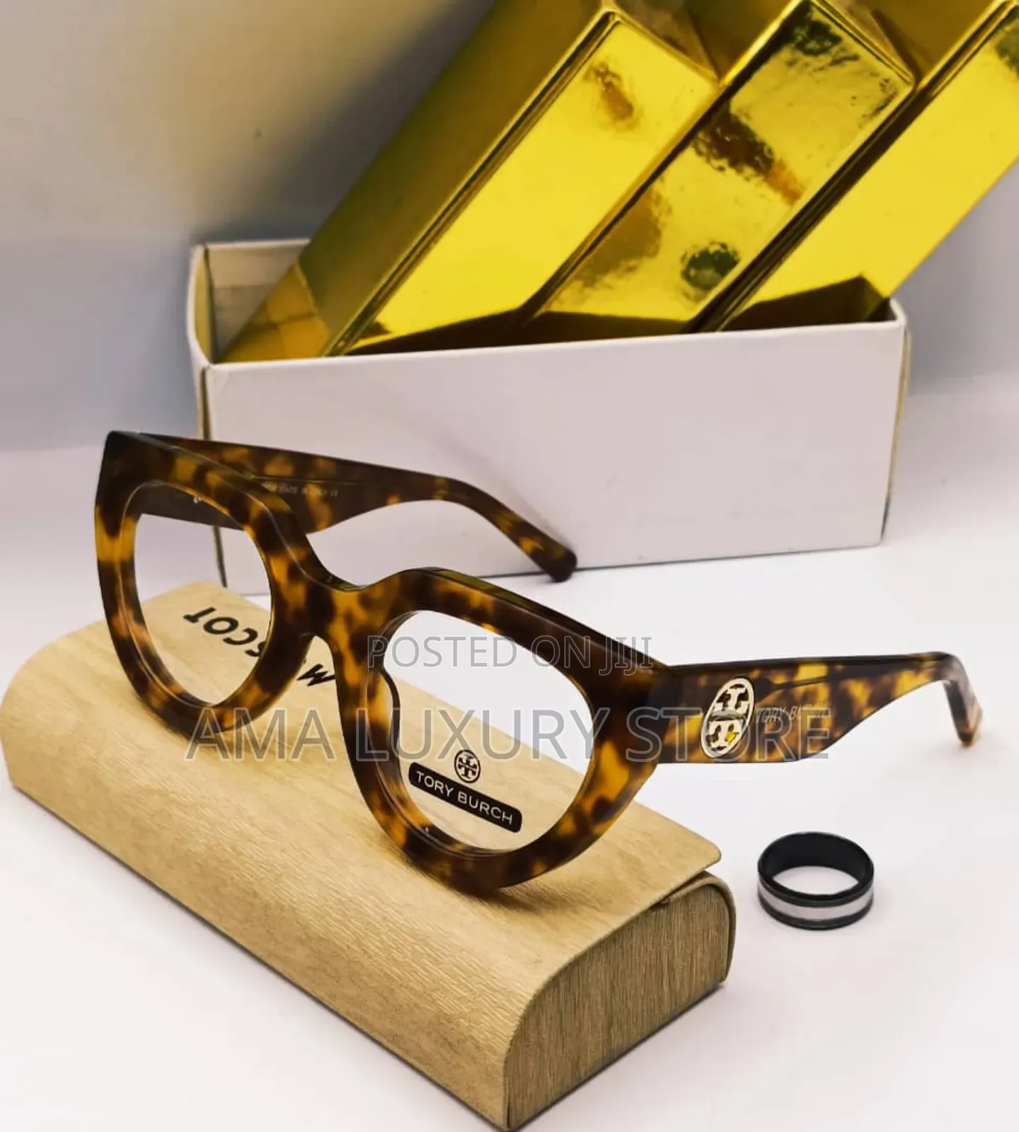 Tory Burch Luxury Designer Transparent Clear Lense Glasses