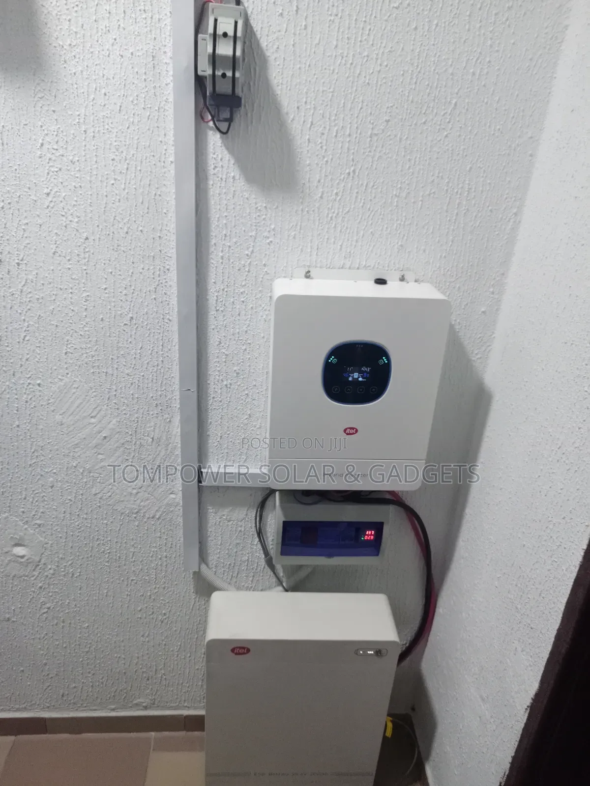 Installation of Itel 4kva and 5kwh Lithium Battery