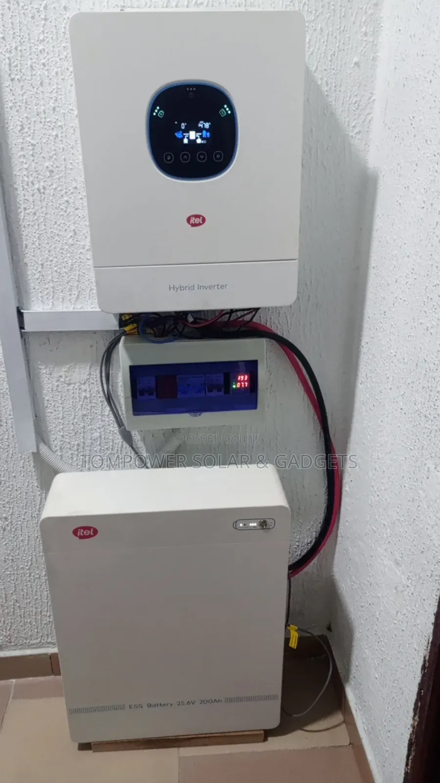 Installation of Itel 4kva and 5kwh Lithium Battery