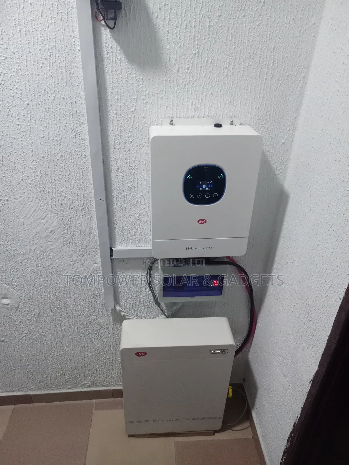 Installation of Itel 4kva and 5kwh Lithium Battery