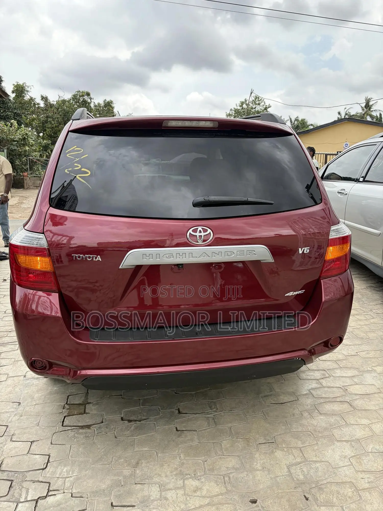 Toyota Highlander Sport 2008 Red