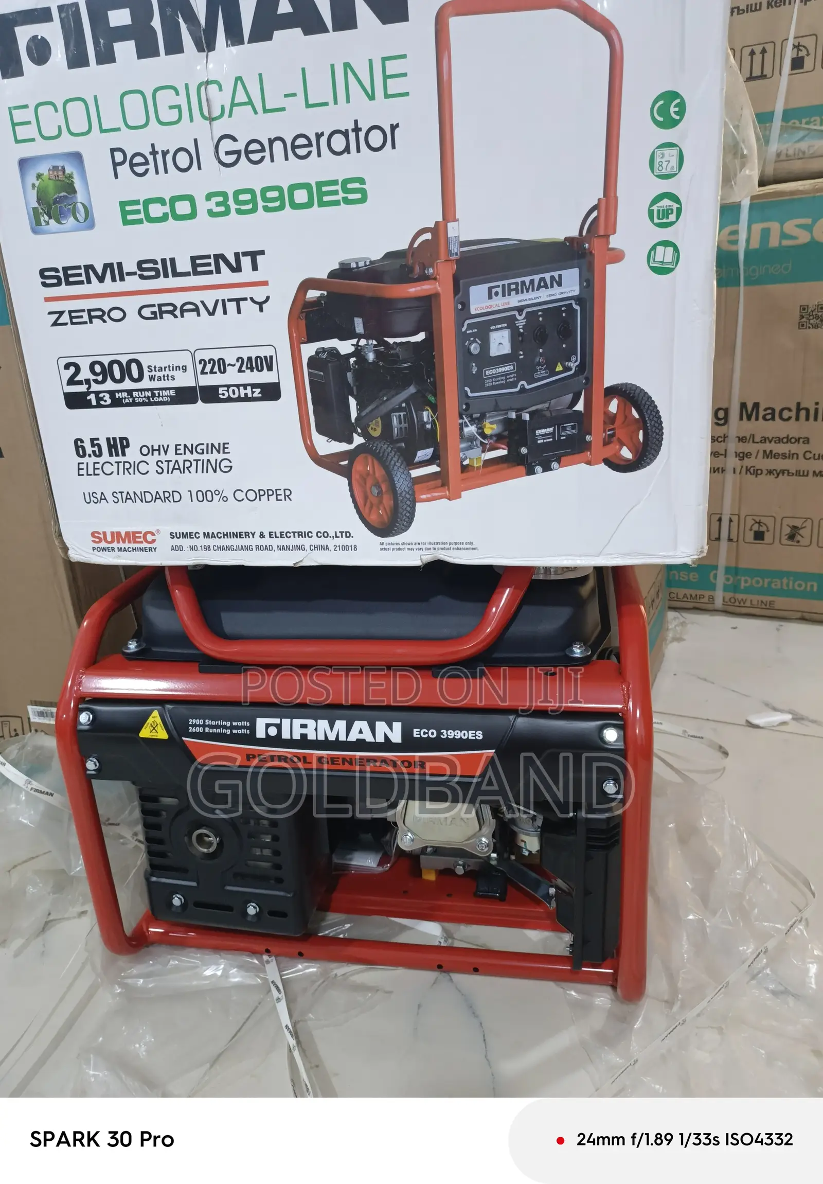 Firman Sumec Eco3990es Generator – Steady Power Output