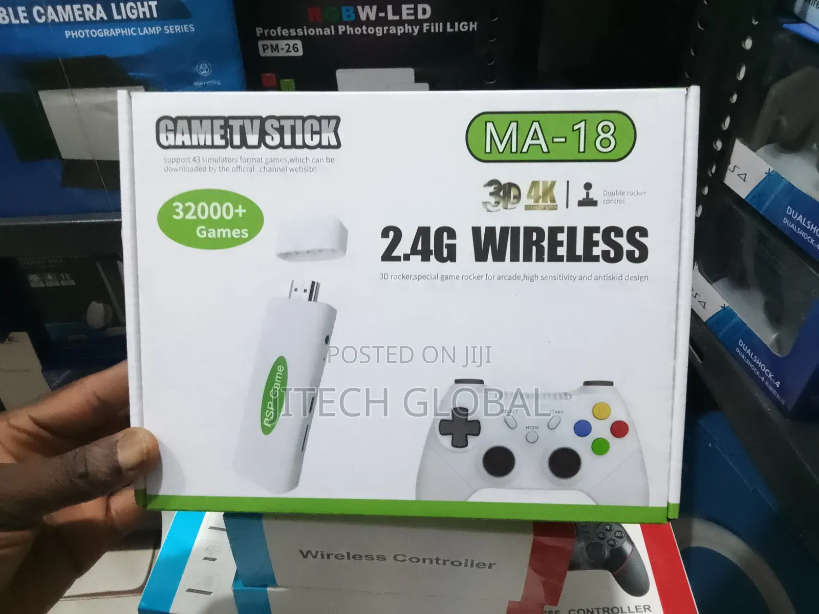 Ma-18 ,2.4g Wireless Game Console 3d | 32000+ Built-in Games | Hd