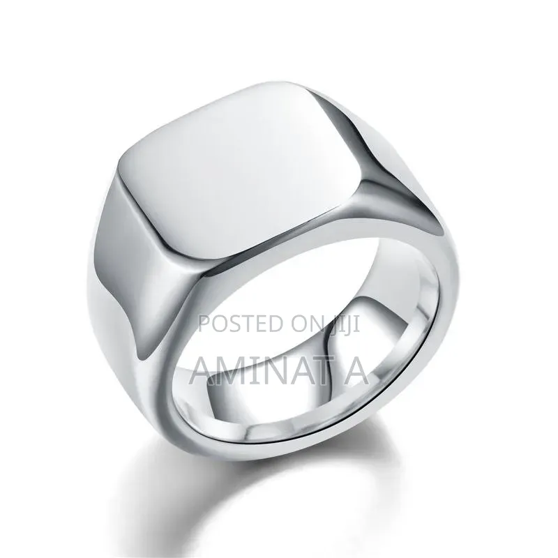 Stainless Steel Silver Men Fashion Ring