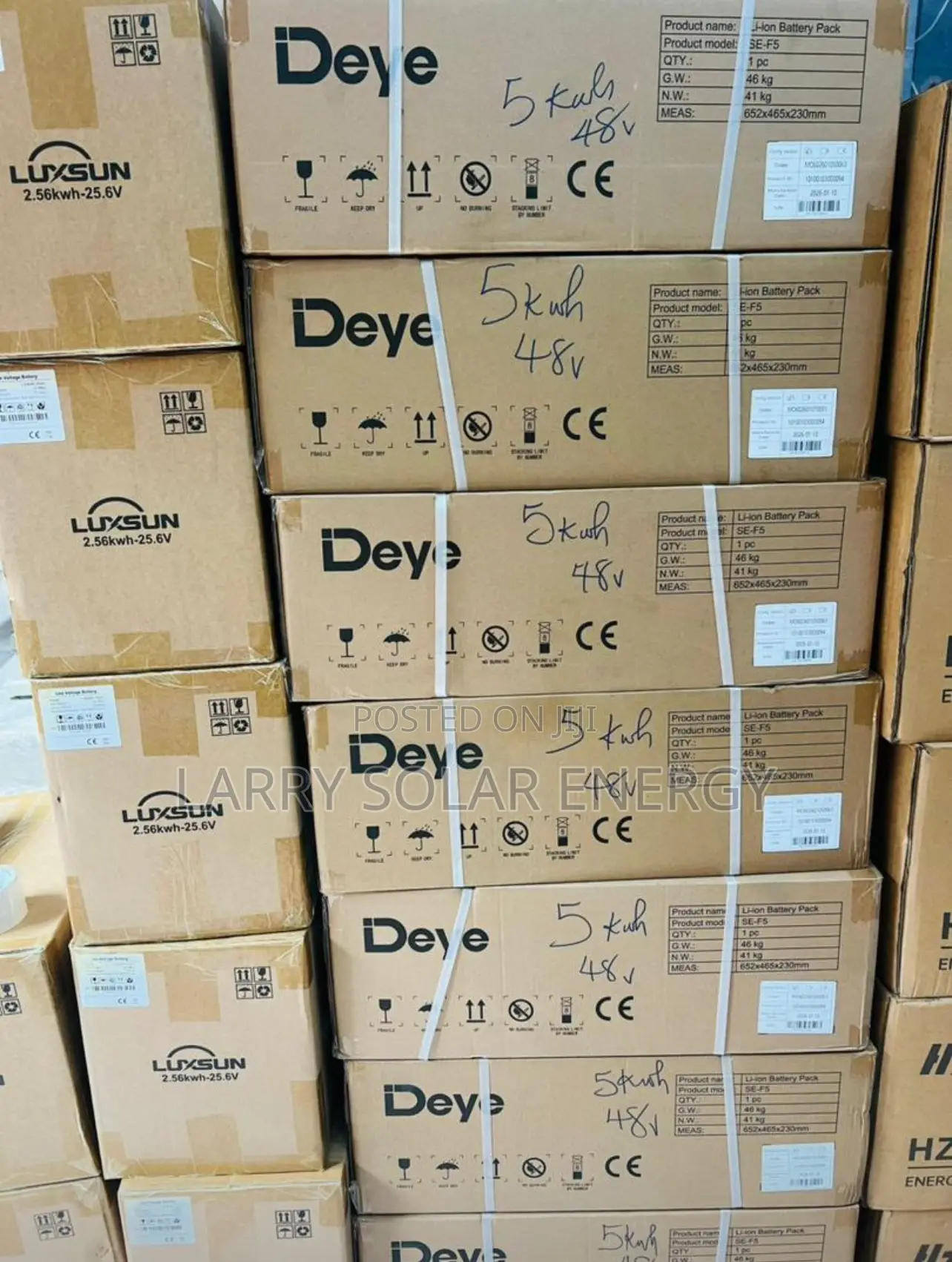 5kwh 51.2v Deye Lithium Ion Battery