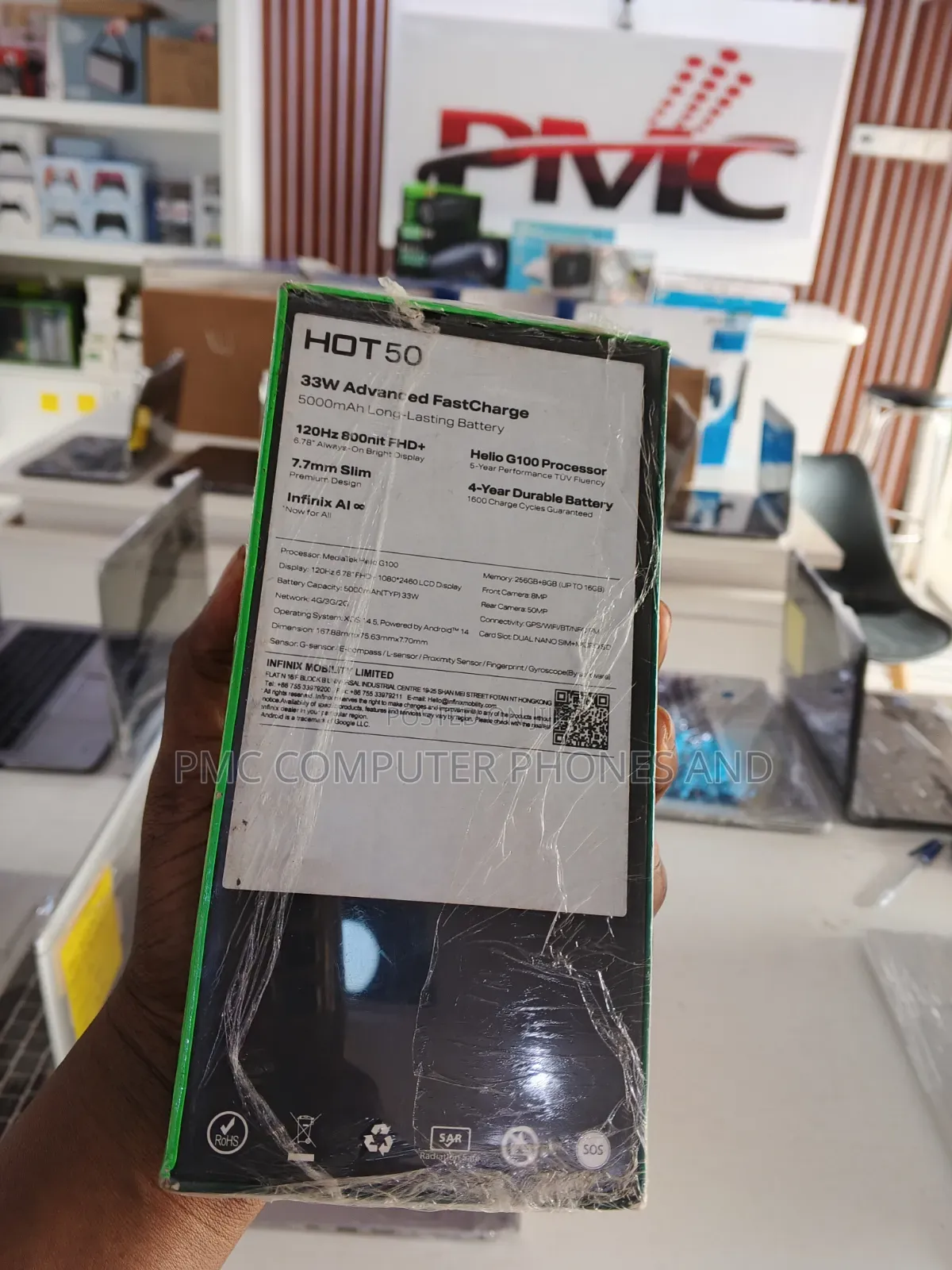 New Infinix Hot 50 256 GB Black