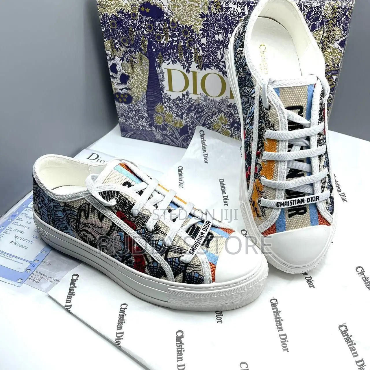 Christian Dior Walk’N’Dior Signature Sneakers/ Buy One Get a Free Sock