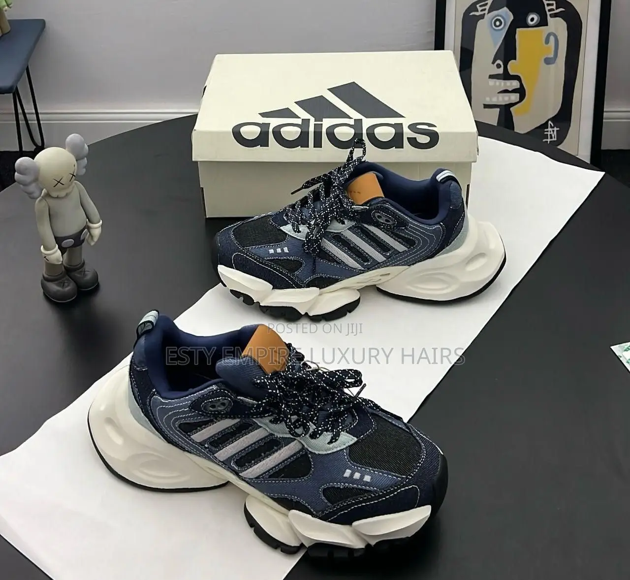 Adidas Vento XLG Runner Deluxe “Denim Blue” 2024 Sneakers