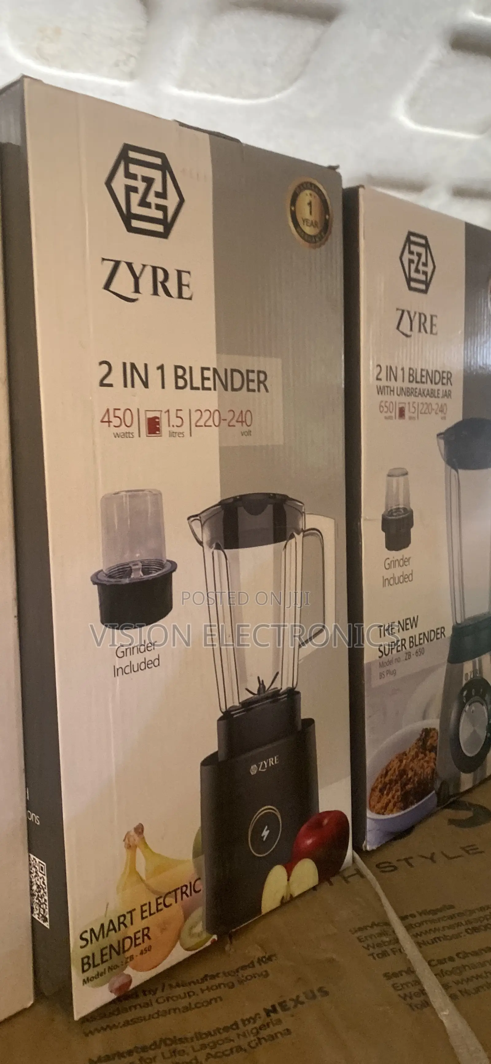 Zyre 2in1 Blender