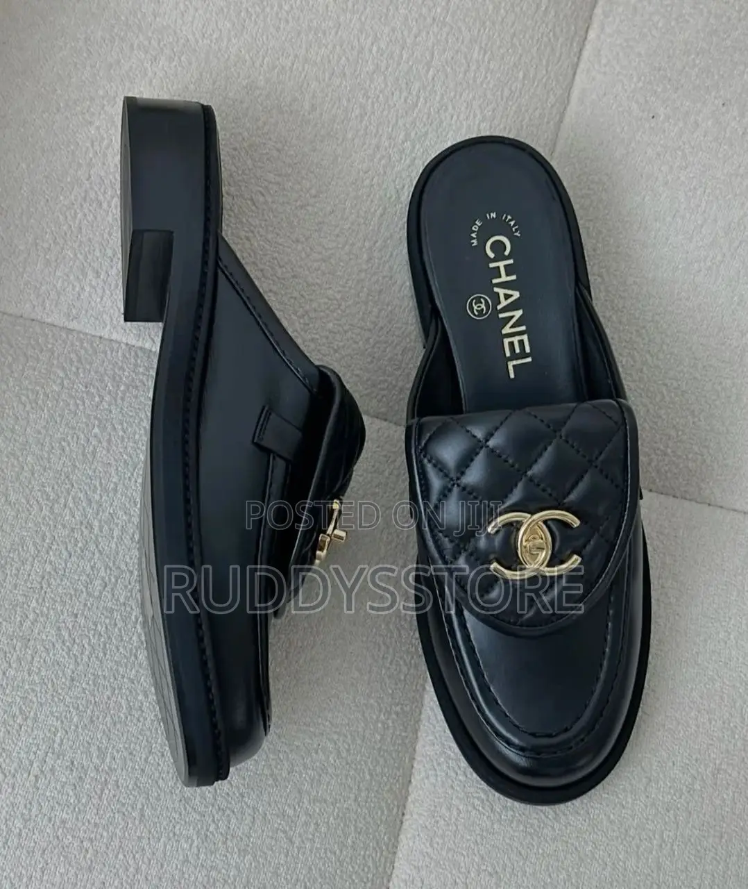 Cc Turnlock Loafer Mules