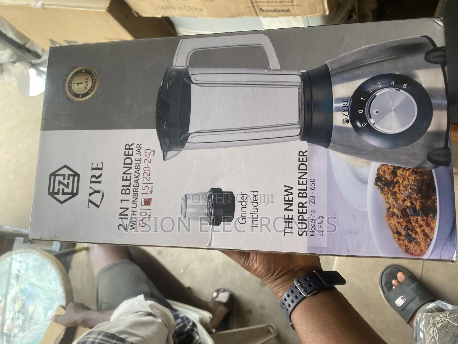 Zyre 650watts Blender and Grinder