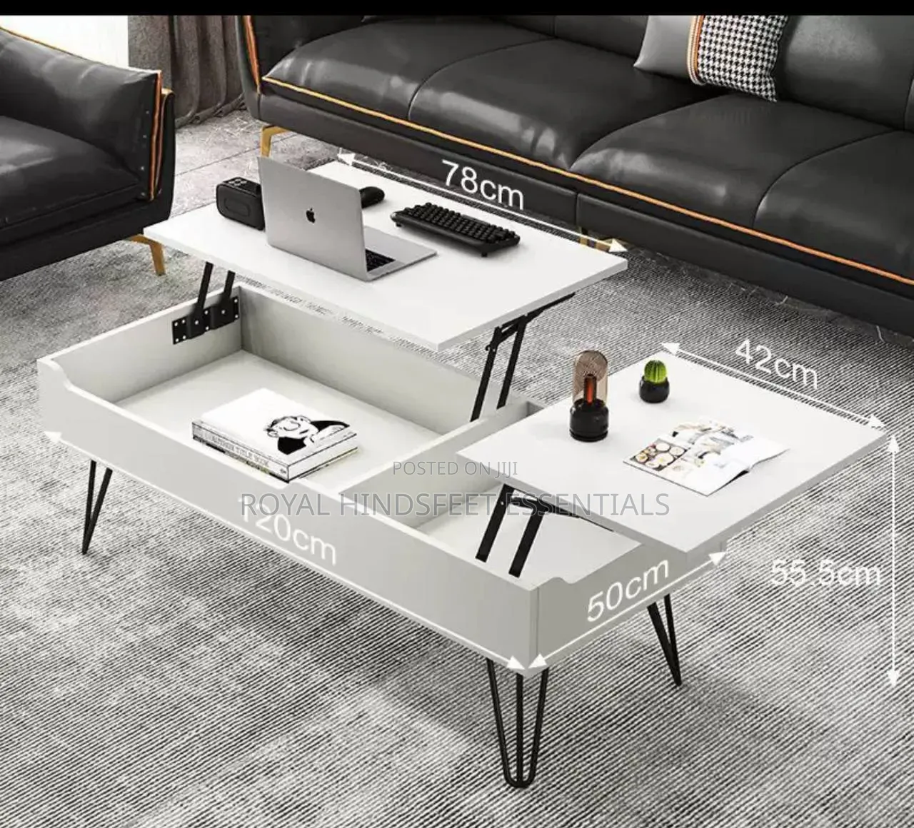 Foldable Multi-Purpose Lift Top Table