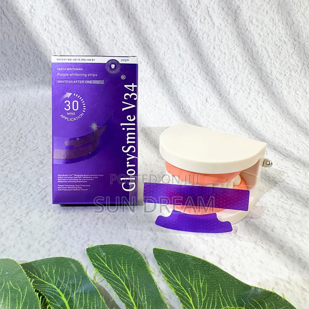 V34 Hissmile Teeth Whitening Strips 7 Pieces