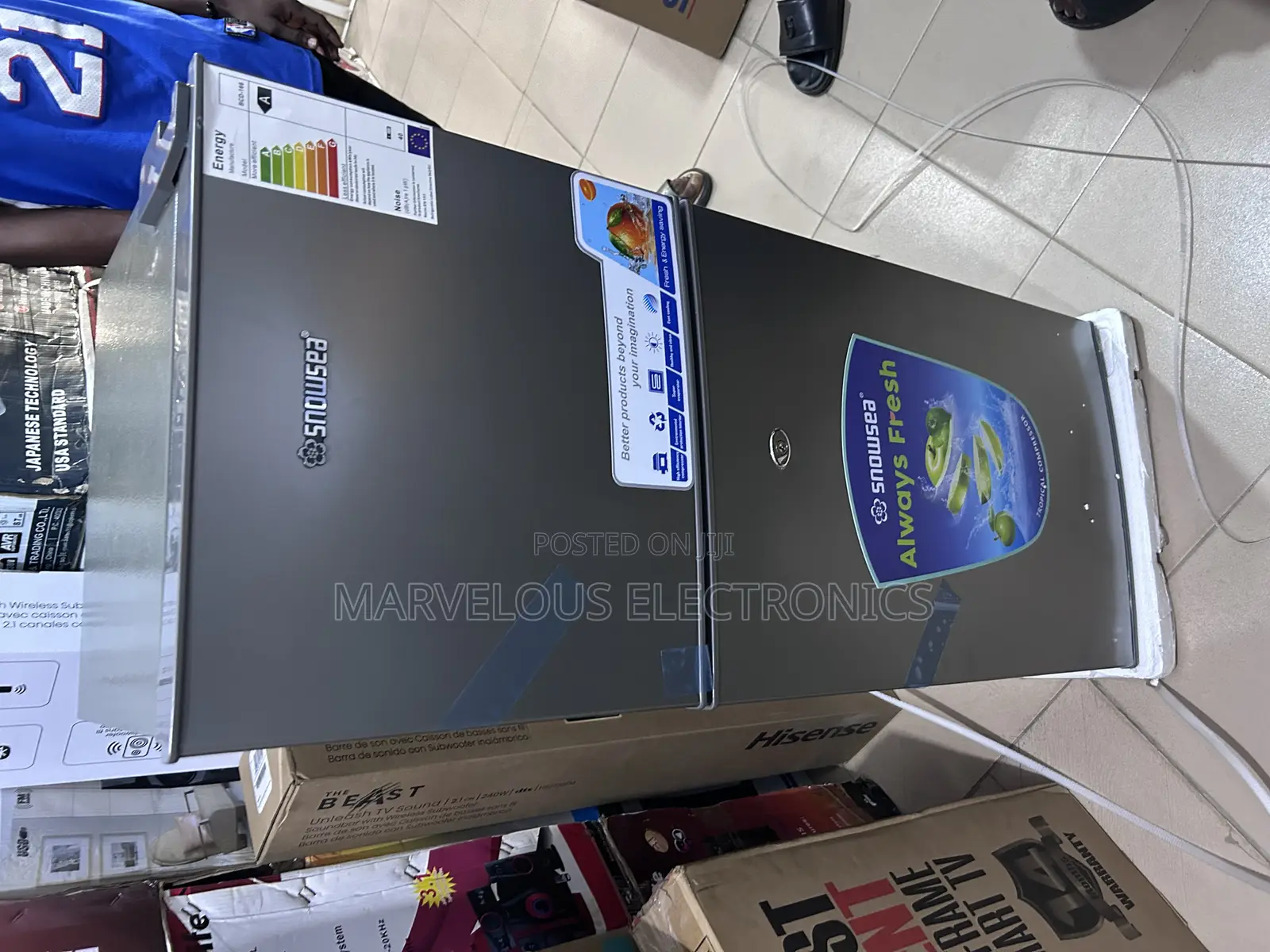 Brand New Super Fast Cooling Snoswea Double Door Refrigerator Cooper