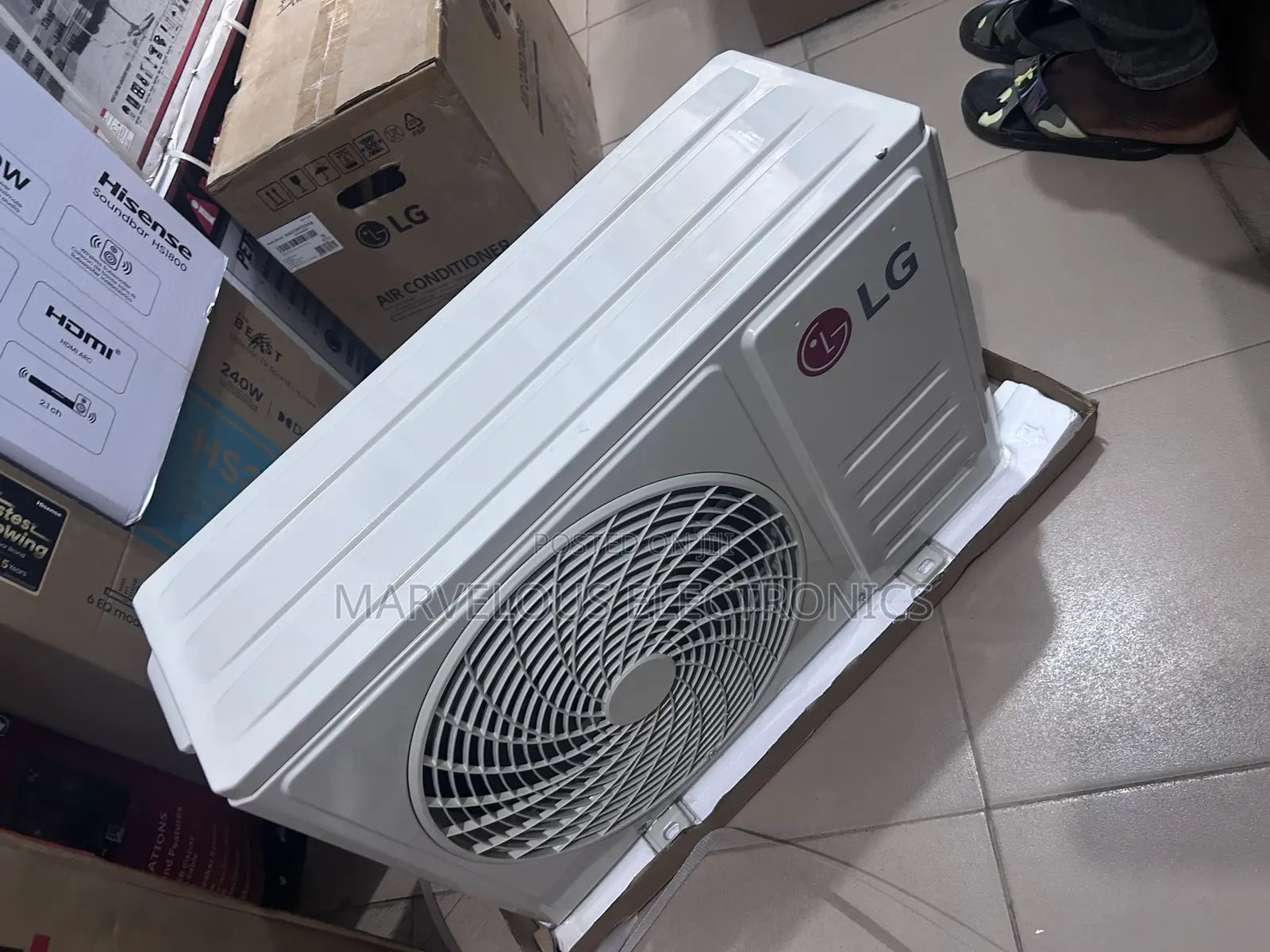 Brand New Original Lg 1hp Air Conditioner Full Copper Best of the Best