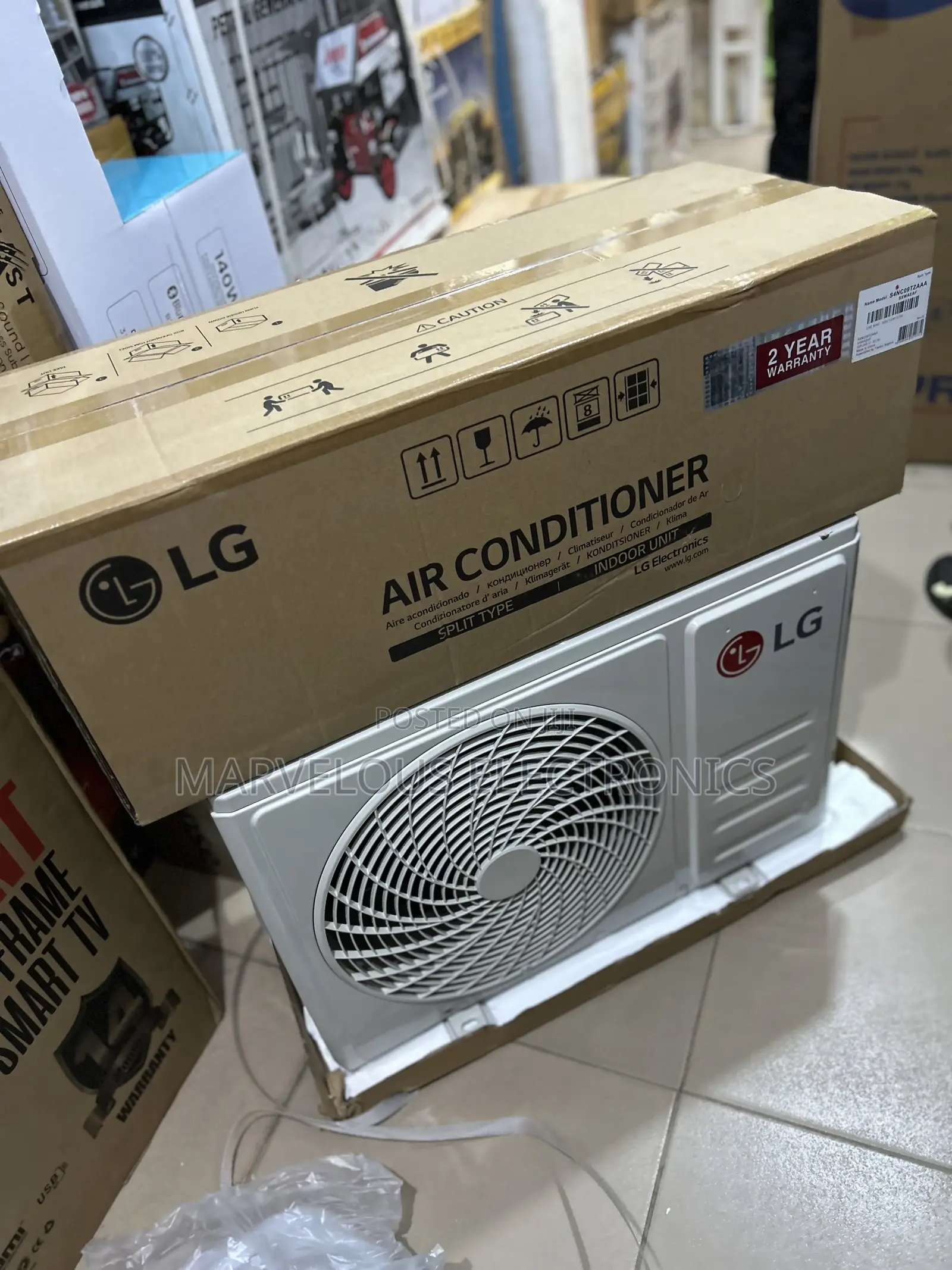 Brand New Original Lg 1hp Air Conditioner Full Copper Best of the Best
