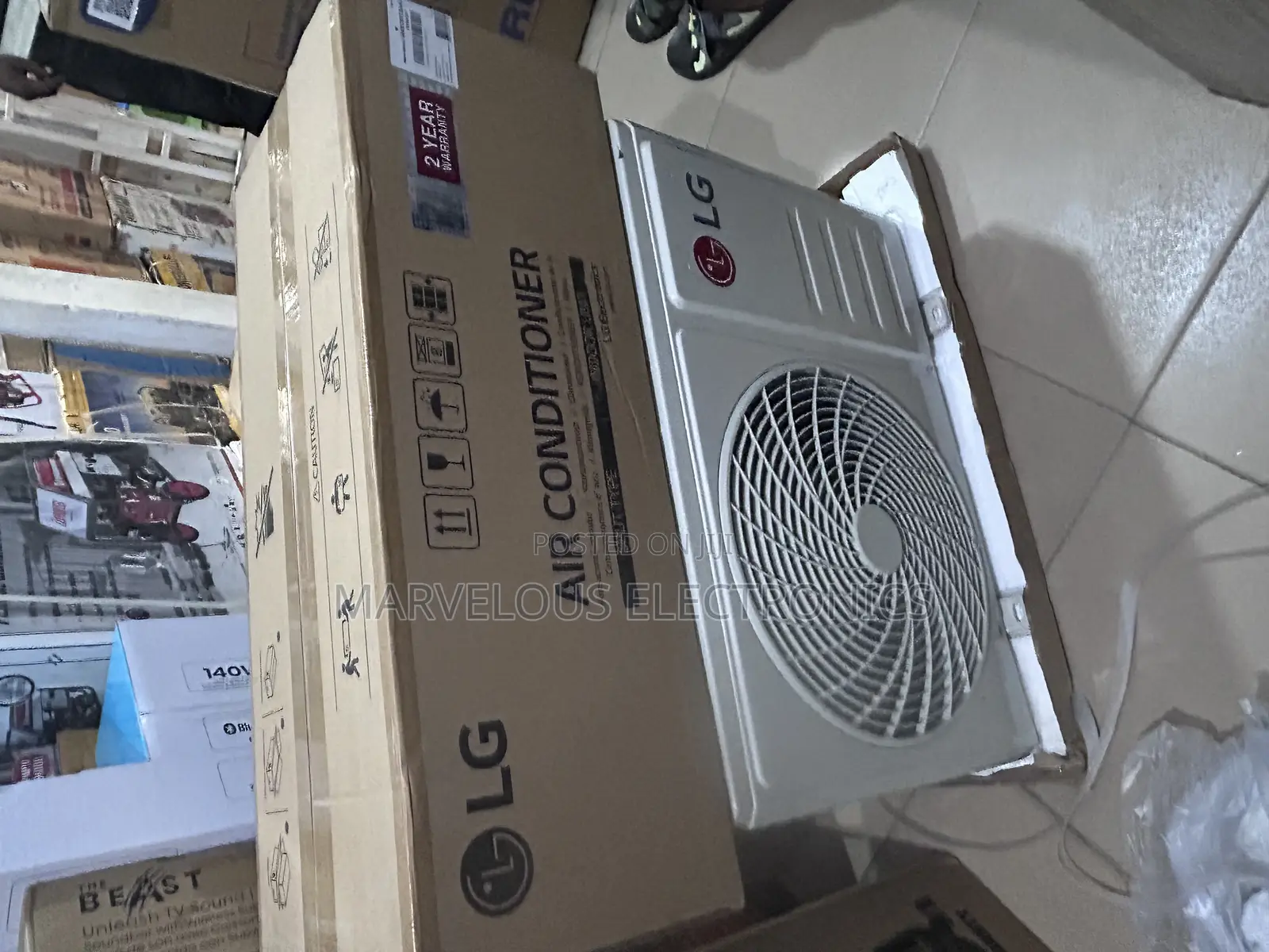 Brand New Original Lg 1hp Air Conditioner Full Copper Best of the Best