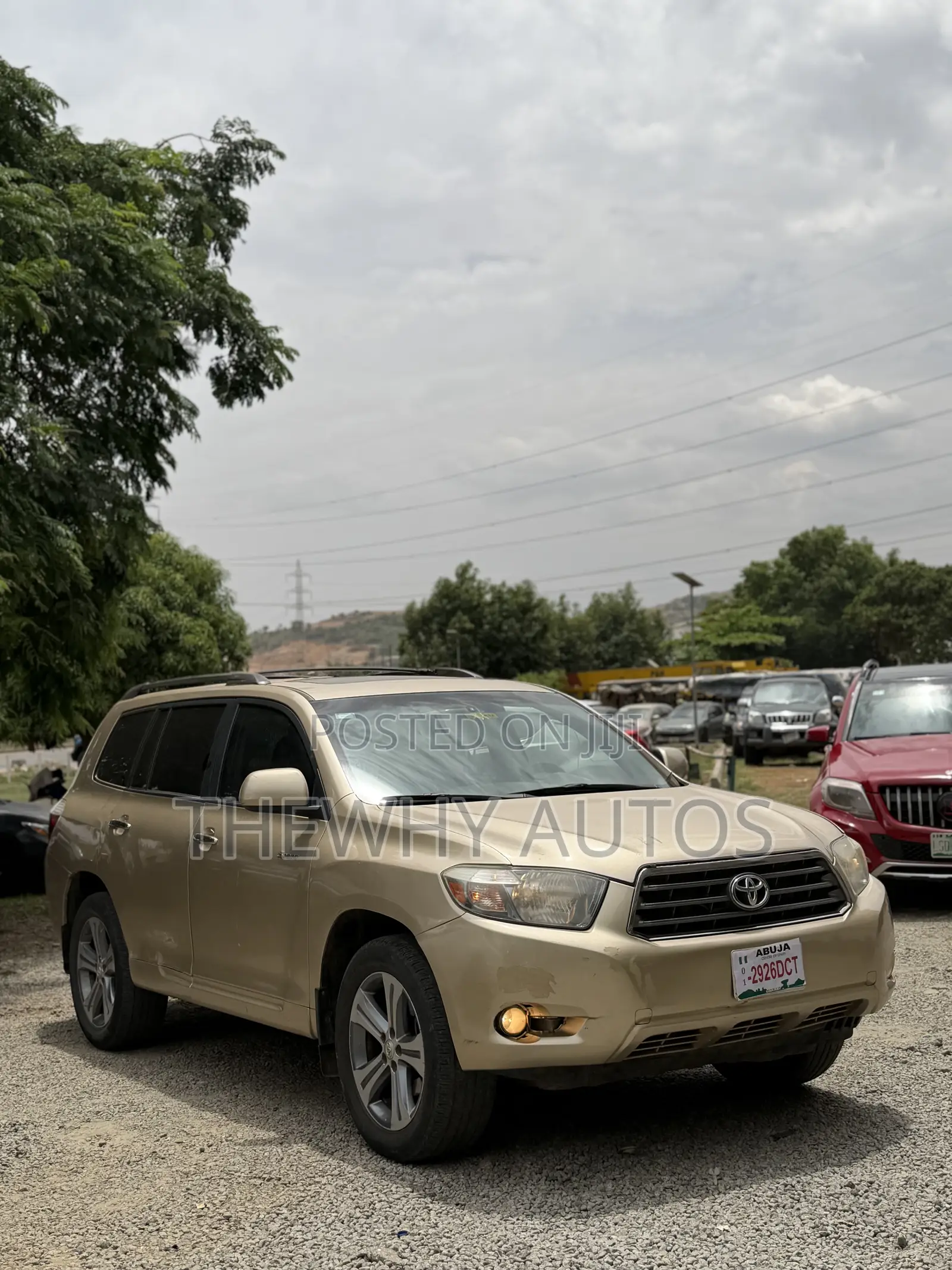 Toyota Highlander Sport 2008 Gold