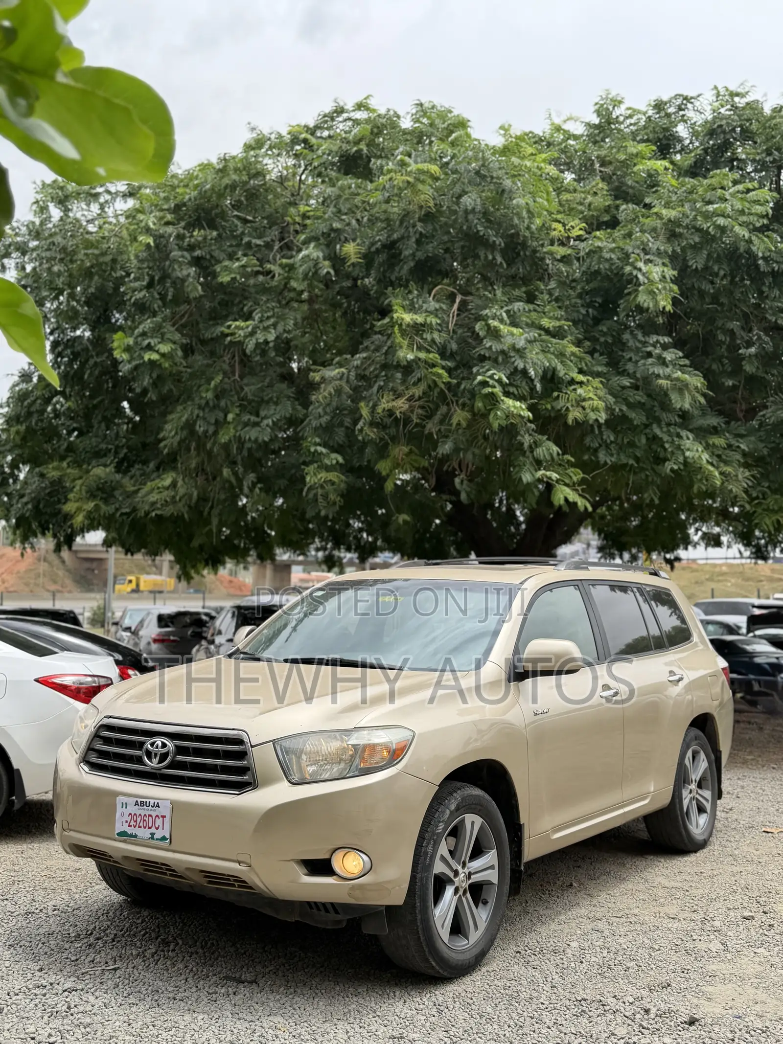 Toyota Highlander Sport 2008 Gold